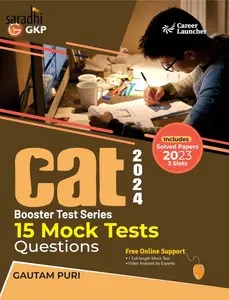 CAT 2024: Booster Test Series – 15 Mock Tests (Questions, Answers & Explanations) | GK Publications