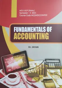 Fundamentals Of Accounting | MGU-UGP | Semester 2 MDC | MG University 