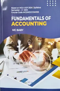 Fundamentals Of Accounting | MGU-UGP Semester 2 | MDC | MG University