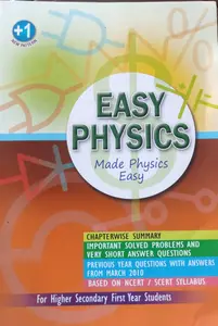 Easy Physics -Plus One -Nitha George  SCERT Syllabus