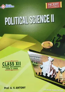 POLITICAL SCIENCE-PLUS TWO-U V ANTONY-EXCEL PUBLICATION -PLUS TWO SERIES