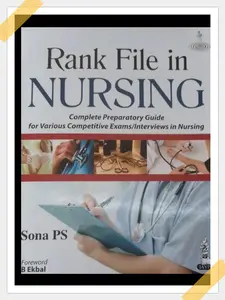 PSC, Rank File in NURSING, By Sons PS, Complete Preparatory Guide for Various Competitive Exams/Interviews in Nursing, Jaypee