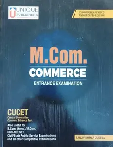 M.COM-ENTRANCE EXAM-UNIQUE PUBLISHERS-SANJIV KUMAR DUDEAJE-EXAMS