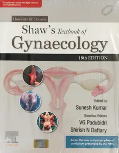 Shaw's Textbook of Gynaecology 18th Edition -Howkins & Bourne-