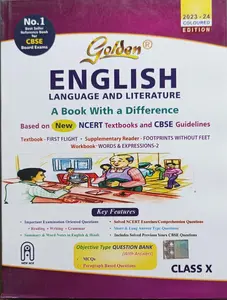 GOLDEN GUIDE CBSE ENGLISH -LANGUAGE AND LITERATURE CLASS 10