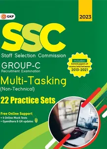 STAFF SELECTION COMMISSION MULTI TASKING NON TECHNICALGROUP CPRACTICE TESTS