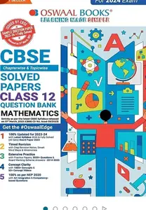 OSWAAL CBSE CLASS 12 CHAPTERWISE AND TOPIC WISE QUESTION BANK MATHEMATICS EXAM2024