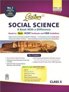 GOLDEN TOPIC WISE SOCIAL SCIENCE CBSE CLASS 10 EXAM 2024 