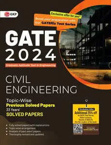 GATE 2024    Civil Engineering   Topic Wise Previous Solved Papers | 33 years