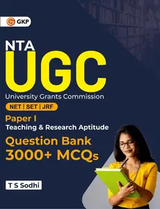 NTA University Grants Commission NET SET | JRF Paper I Teaching & Research Aptitude Question Bank GK PUBLICATIONS