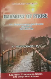 Learners' Guide to Harmony of Prose | M G 3 rd Sem. English literature