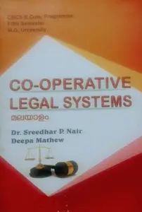 CO OPERATIVE LEGAL SYSTEMS Malayalam CBCS B.Com. Programme Fifth Semester M.G