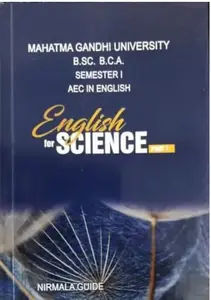 Guide to English For Science Part 1  Bsc Guide Semester  MG University