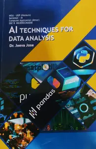 AI TECHNIQUES FOR DATA ANALYSIS |MG UNIVERSITY COMPUTER APPLICATION {MINOR}|SEMESTER 3 