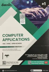 EXAM POINT COMPUTER APPLICATIONS PLUS ONE MAXIMUM PUBLICATIONS