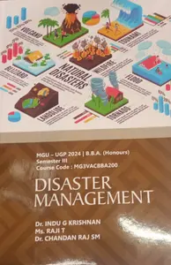 DISATSER MANAGEMENT BBA   HONOURS| MG UNIVERSITY 3rd SEM.