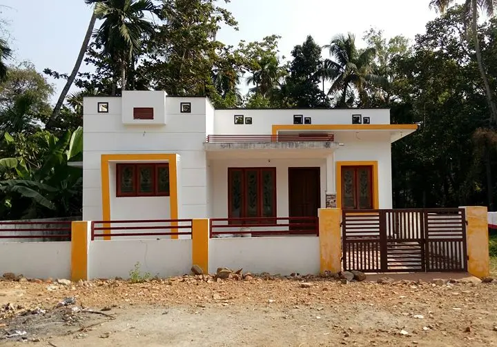 850 sqft 2 bhk attached 3.50 cent new house Paravoor thattampady