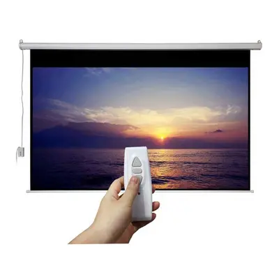 Motorized Screen With Remote