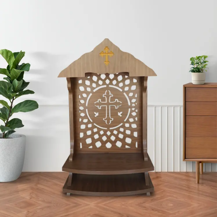 Christian Wooden Wall Hanging Altar