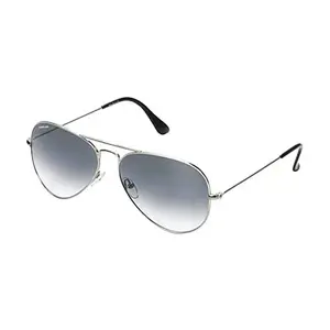 Fastrack Silver Aviator Sunglasses