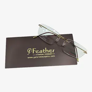 Feather Titanium Gold Frame