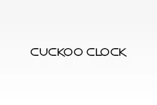 Wall Clock Cukkoo Clock