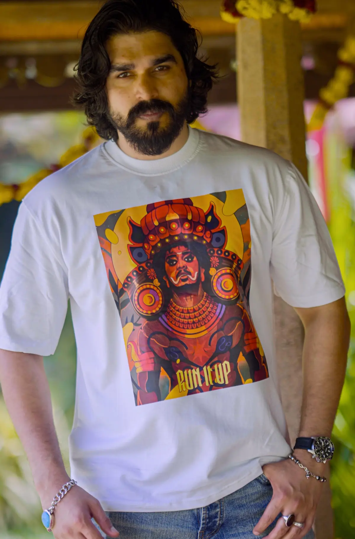 Men White T-Shirt