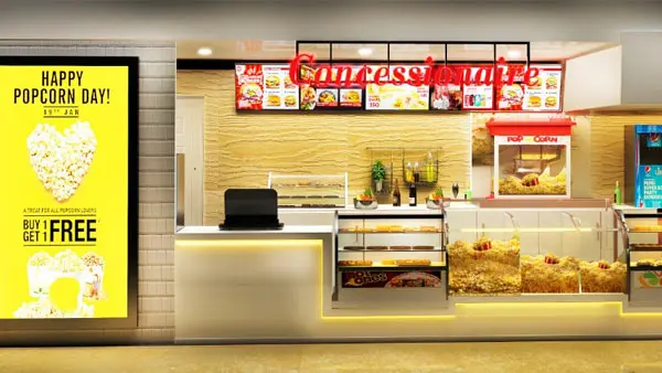 F & B counter