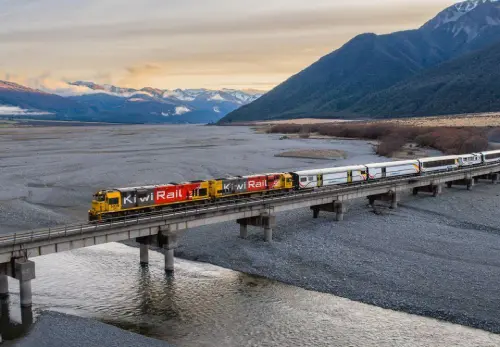 Ride the TranzAlpine Scenic Train