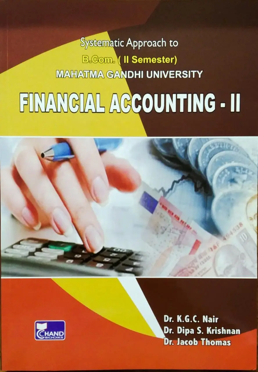 Financial Accounting -II B.COM Semester 2 M.g University - Online Book