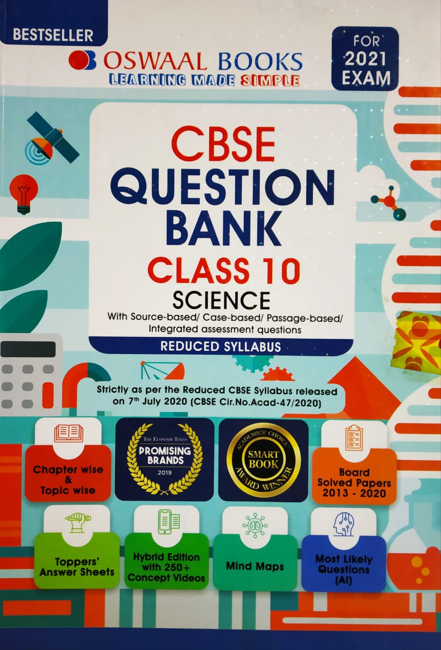 Class 10 - Oswaal Science Question Bank For CBSE Students - 2021 ...