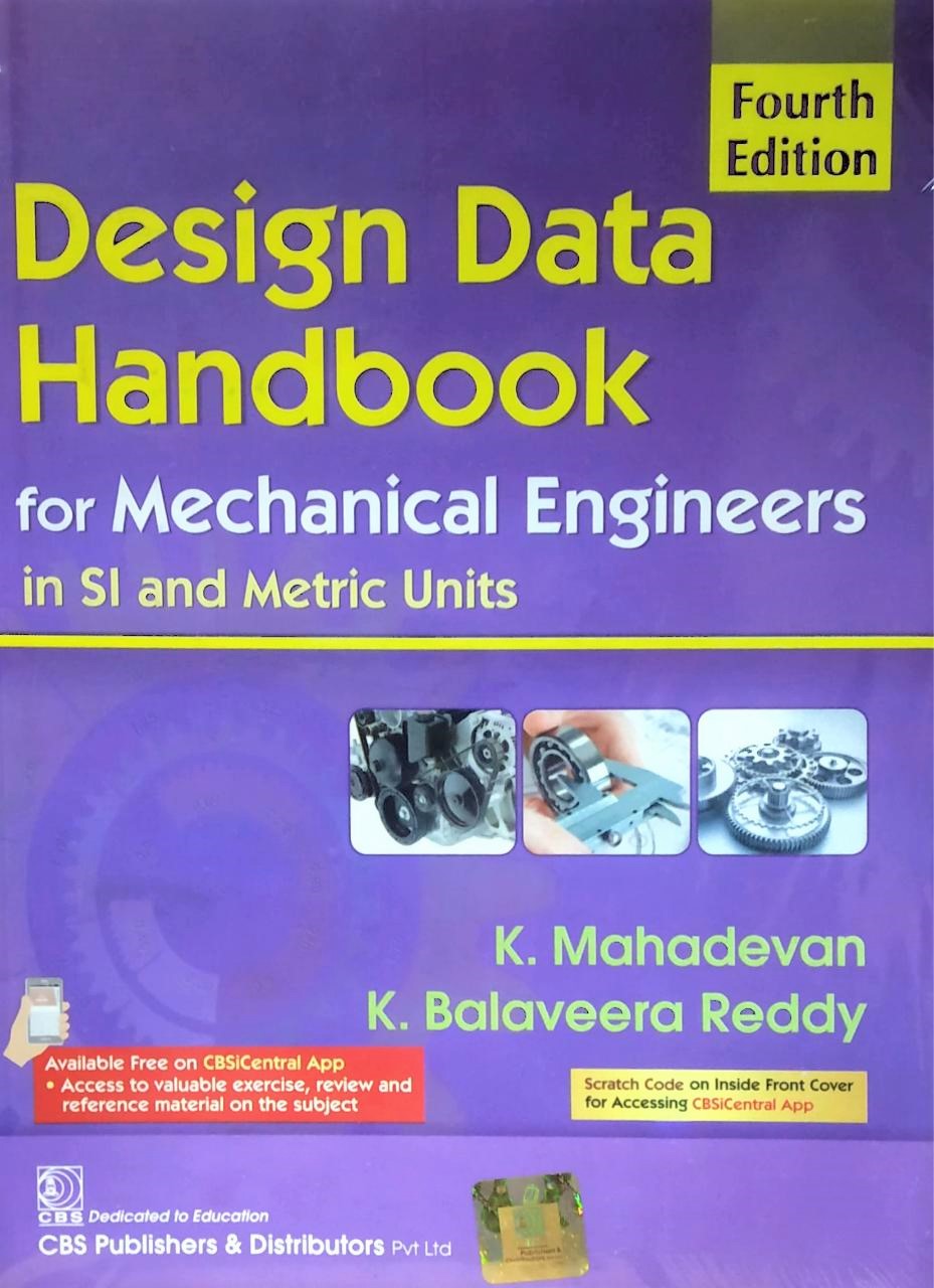 Design Data Handbook For Mechanical Engineers In SI And Metric Units
