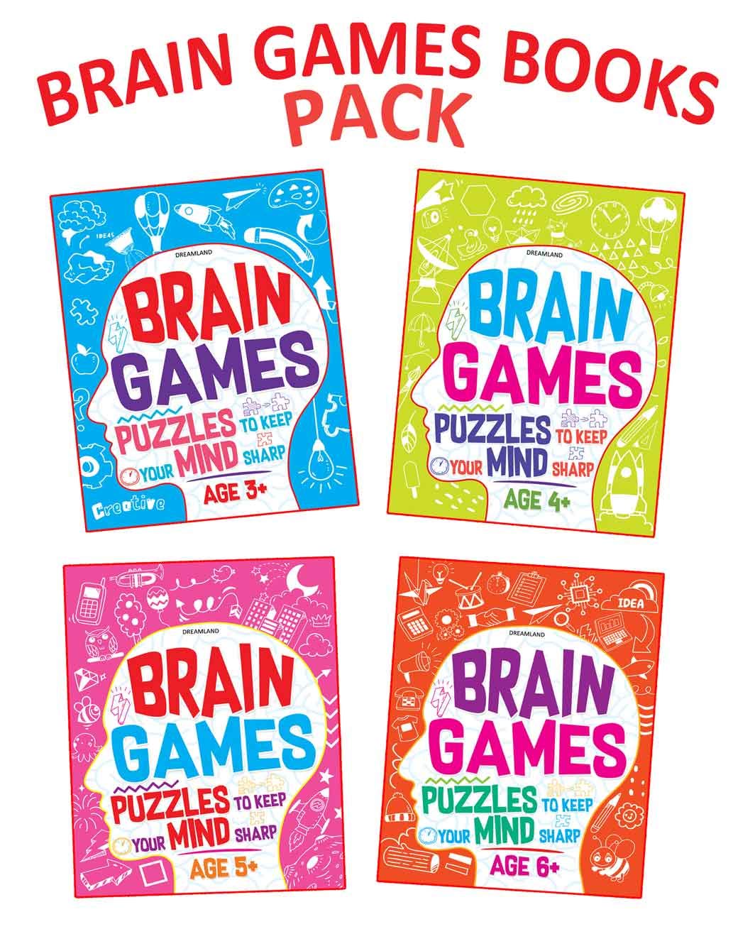 Brain Games Series Set Of All 4 Books Online Book Store in Kerala