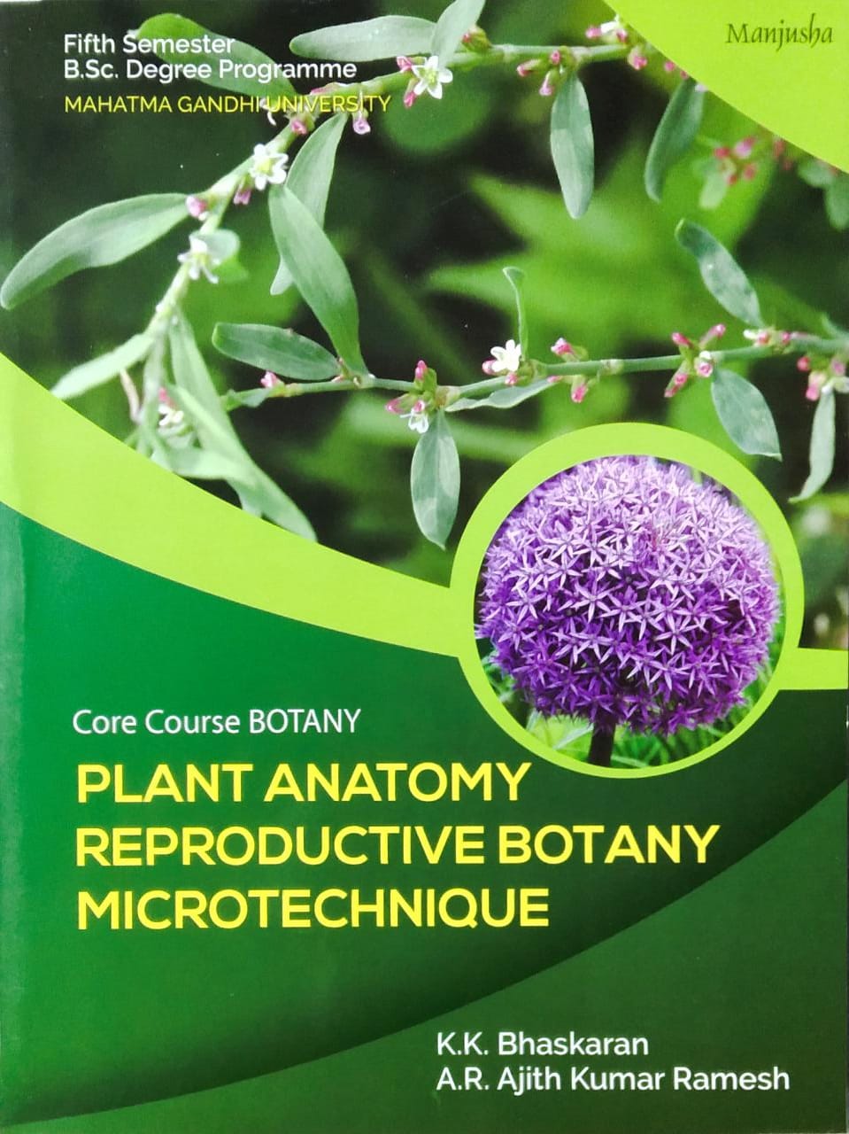 Plant Anatomy Reproductive Botany Microtechnique (Core course Botany