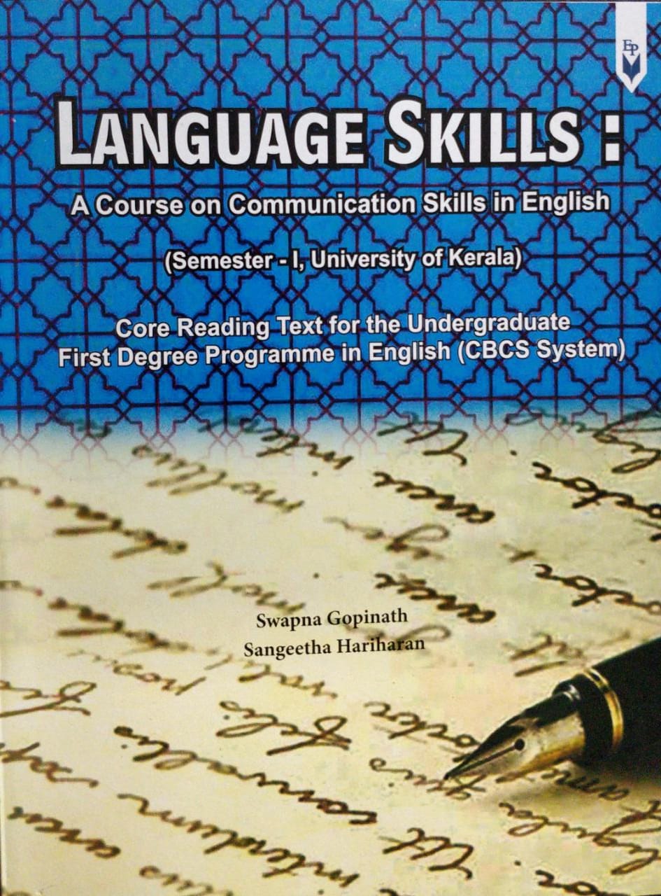 Language Skills A course on communication skills in english BA English ...