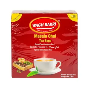 WAGH BAKRI Masala Chai Tea Bags 200g